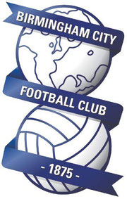 Das Wappen des Fußballvereins Birmingham City